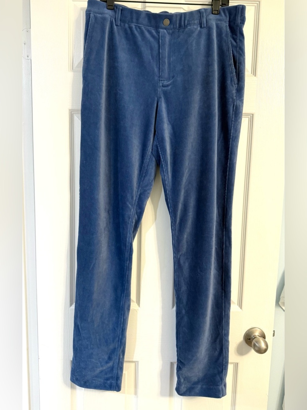 Men’s Redvanly Blue Corduroy Pants
